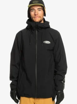 Mens Quiksilver Snow Jackets|High In The Hood Technical Snow Jacket