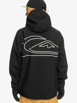Mens Quiksilver Snow Jackets|High In The Hood Technical Snow Jacket