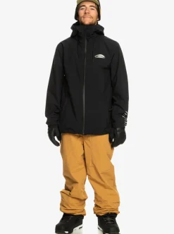 Mens Quiksilver Snow Jackets|High In The Hood Technical Snow Jacket