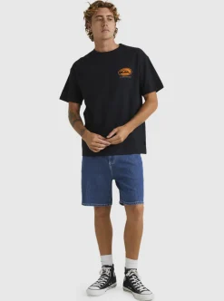 Mens Quiksilver Tees|Honeycomb Short Sleeve Stn T-Shirt