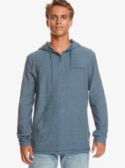 Mens Quiksilver Tees|Kentin Long Sleeves Hooded T-Shirt