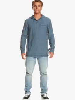 Mens Quiksilver Tees|Kentin Long Sleeves Hooded T-Shirt