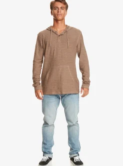 Mens Quiksilver Tees|Kentin Long Sleeves Hooded T-Shirt
