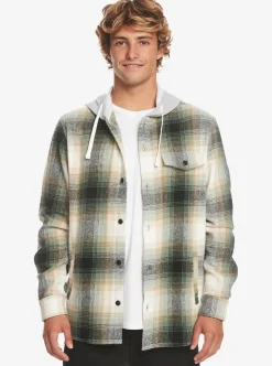 Mens Quiksilver Shirts & Polos|Kinloss Long Sleeve Hooded Shirt