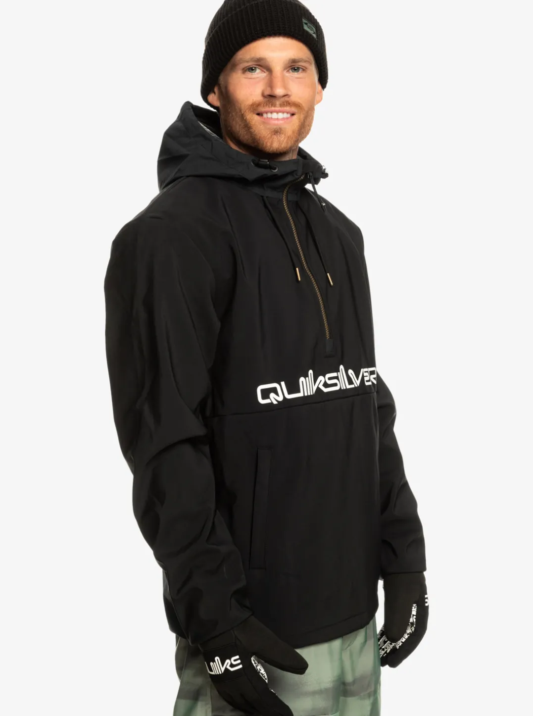 Mens Quiksilver Layers|Live For The Ride Softshelll Technical Hoodie