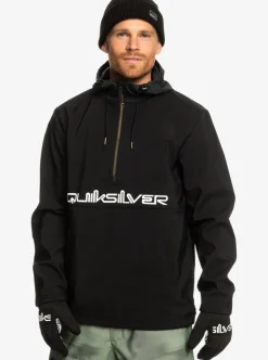 Mens Quiksilver Layers|Live For The Ride Softshelll Technical Hoodie