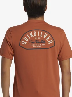 Mens Quiksilver Tees|Logo Lockup T-Shirt