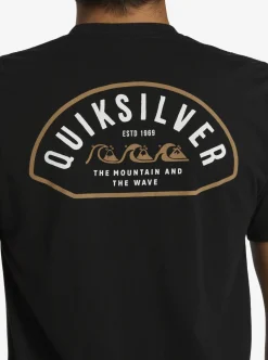 Mens Quiksilver Tees|Logo Lockup T-Shirt
