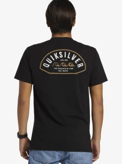 Mens Quiksilver Tees|Logo Lockup T-Shirt