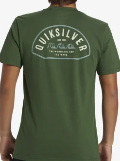 Mens Quiksilver Tees|Logo Lockup T-Shirt