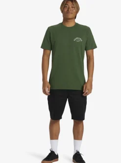 Mens Quiksilver Tees|Logo Lockup T-Shirt