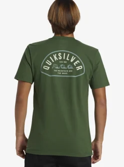 Mens Quiksilver Tees|Logo Lockup T-Shirt
