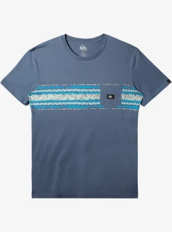Mens Quiksilver Tees|Mesa Stripe Pocket T-Shirt