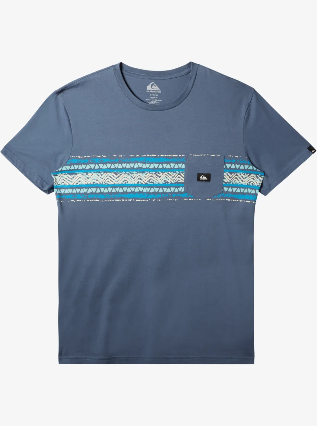 Mens Quiksilver Tees|Mesa Stripe Pocket T-Shirt