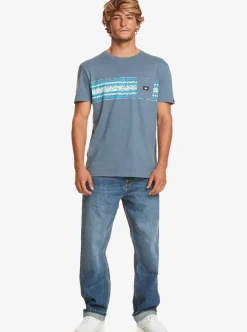 Mens Quiksilver Tees|Mesa Stripe Pocket T-Shirt