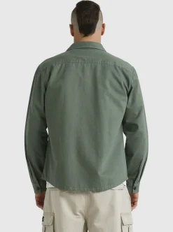 Mens Quiksilver Shirts & Polos|Mikey Long Sleeve Shirt