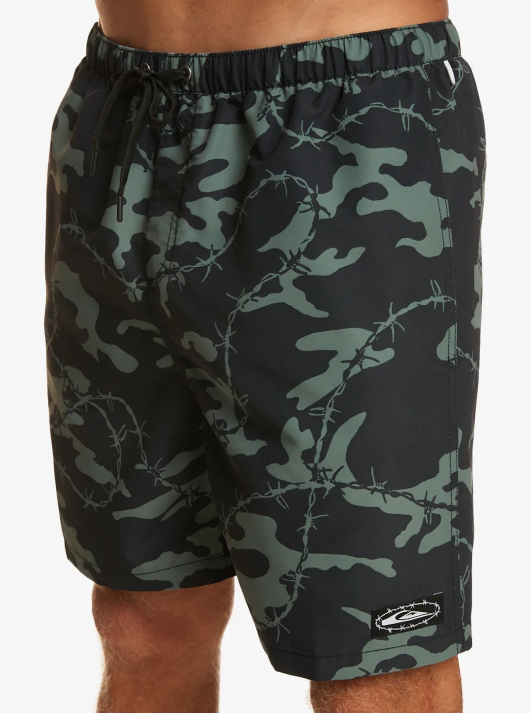 Mens Quiksilver Elastic Waist|Mikey Volley 18" Volleys