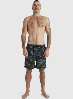 Mens Quiksilver Elastic Waist|Mikey Volley 18