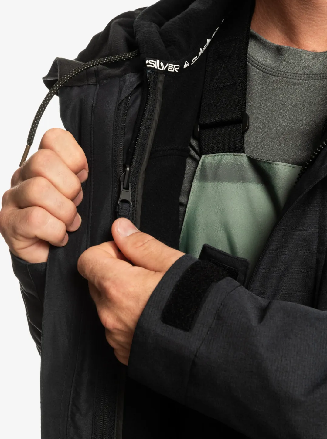 Mens Quiksilver Layers|Mission 3-In-1 Technical Snow Jacket