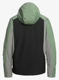 Mens Quiksilver Layers|Mission Plus Technical Snow Jacket