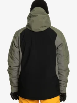 Mens Quiksilver Layers|Mission Plus Technical Snow Jacket