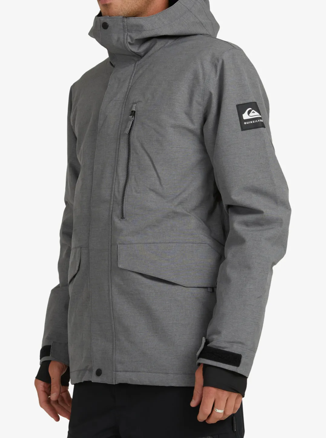 Mens Quiksilver Layers|Mission Solid Insulated Snow Jacket