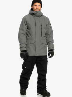 Mens Quiksilver Layers|Mission Solid Insulated Snow Jacket