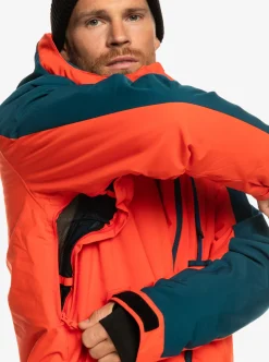 Mens Quiksilver Layers|Mission Technical Snow Jacket
