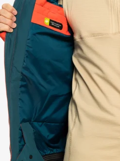 Mens Quiksilver Layers|Mission Technical Snow Jacket