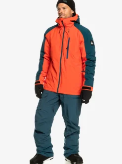 Mens Quiksilver Layers|Mission Technical Snow Jacket