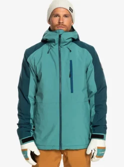 Mens Quiksilver Layers|Mission Technical Snow Jacket