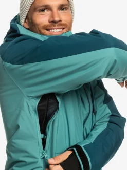 Mens Quiksilver Layers|Mission Technical Snow Jacket