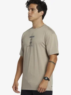 Mens Quiksilver Rashguards|Mix Session Upf 50 Short Sleeve Surf Tee