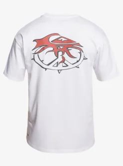 Mens Quiksilver Rashguards|Mix Session Upf 50 Short Sleeve Surf Tee