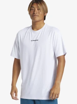 Mens Quiksilver Rashguards|Mix Session Upf 50 Short Sleeve Surf Tee