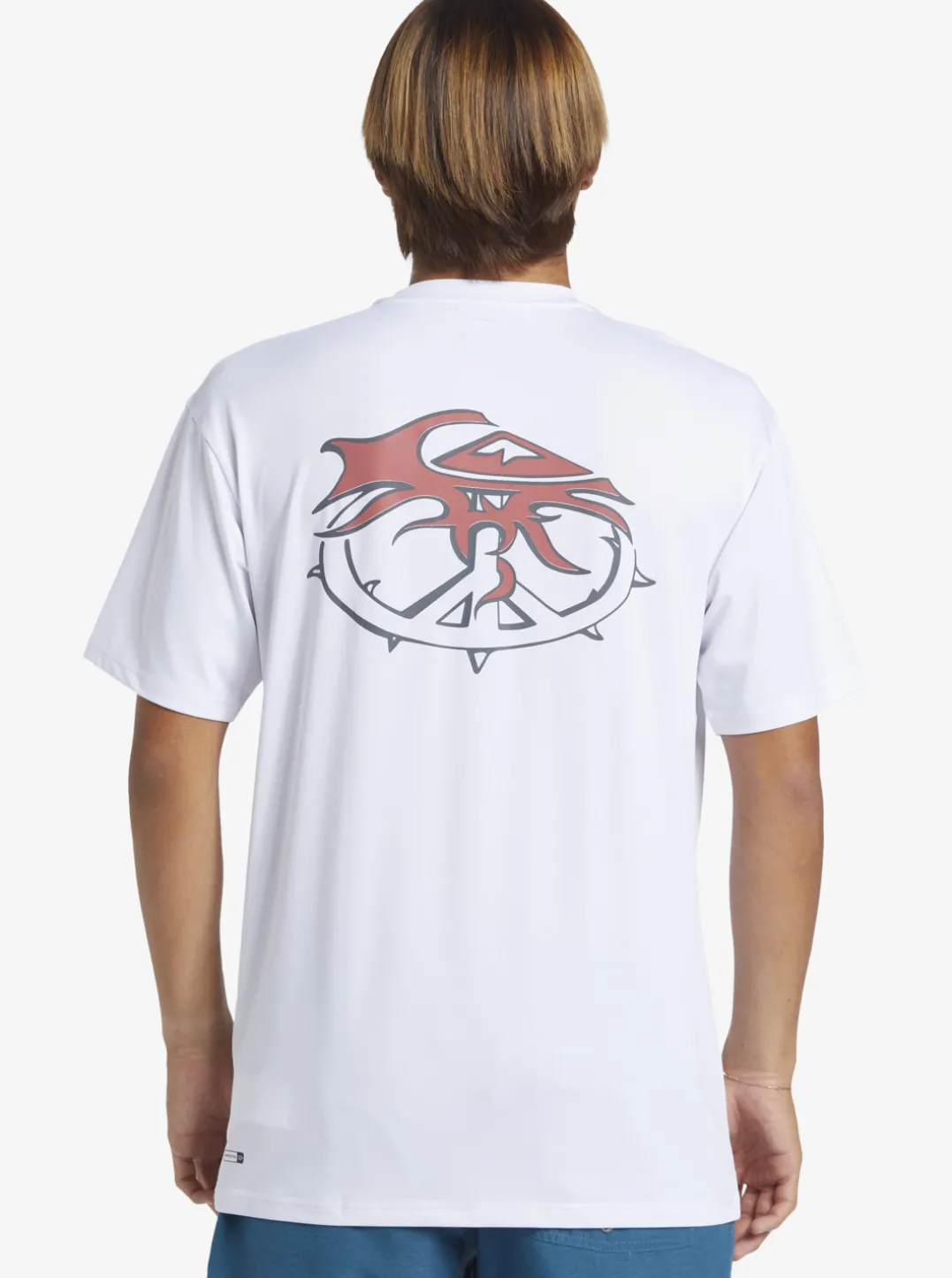 Mens Quiksilver Rashguards|Mix Session Upf 50 Short Sleeve Surf Tee