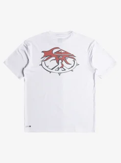 Mens Quiksilver Rashguards|Mix Session Upf 50 Short Sleeve Surf Tee