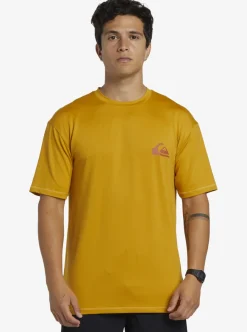 Mens Quiksilver Rashguards|Mix Session Upf 50 Short Sleeve Surf Tee