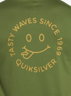 Mens Quiksilver Rashguards|Mix Session Upf 50 Short Sleeve Surf Tee