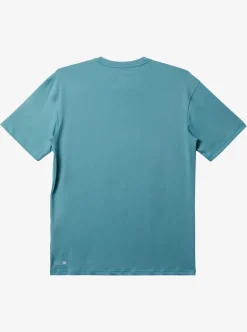 Mens Quiksilver Rashguards|Mix Session Upf 50 Short Sleeve Surf Tee