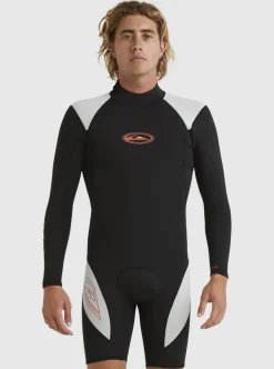 Mens Quiksilver Wetsuits|2/2Mm Capsule Saturn Long Sleeve Spring Suit