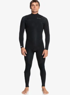 Mens Quiksilver Wetsuits|4/3Mm Everyday Sessions Chest Zip Wetsuit