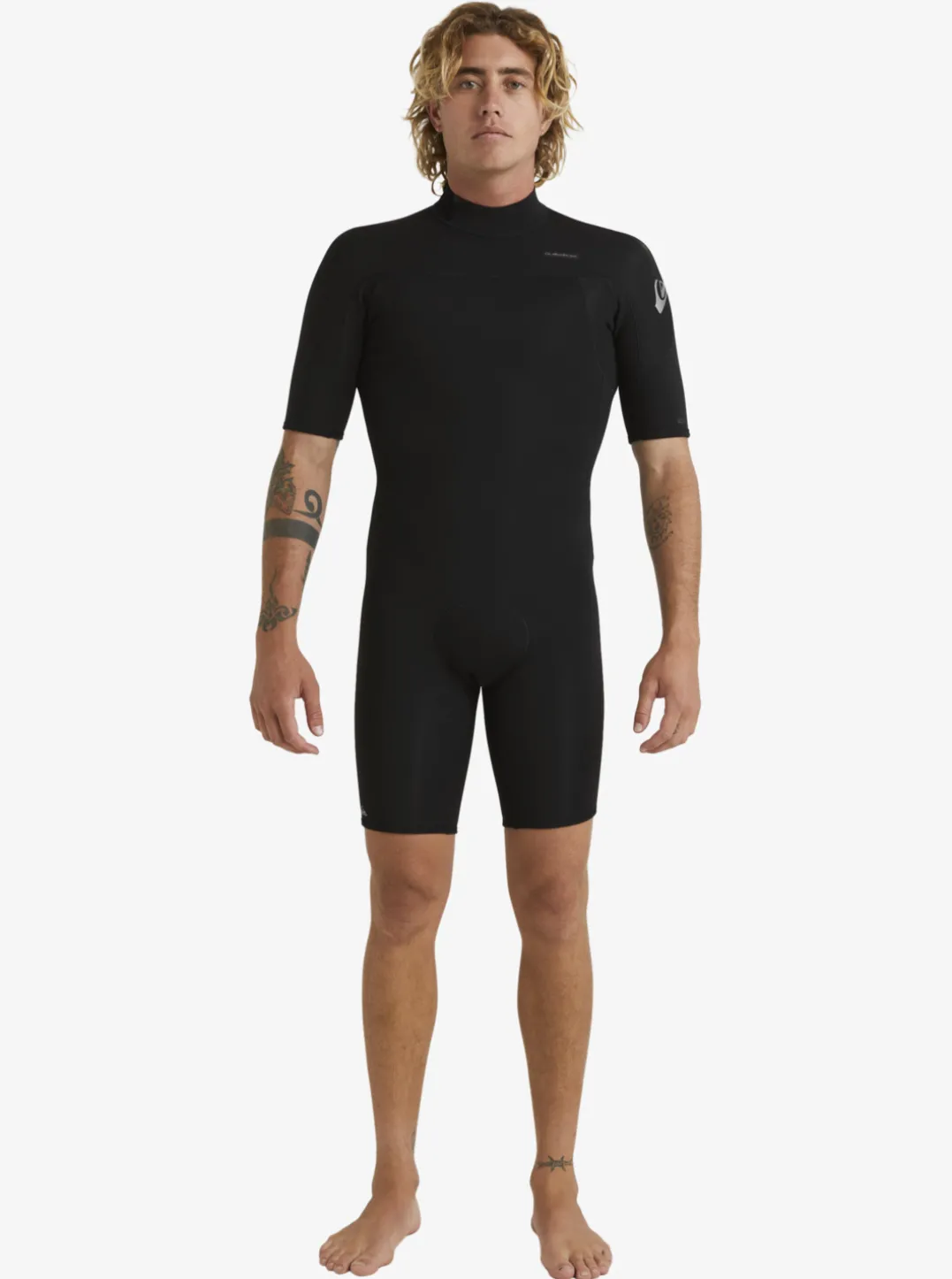 Mens Quiksilver Wetsuits|2/2Mm Everyday Sessions Short Sleeve Back Zip Springsuit