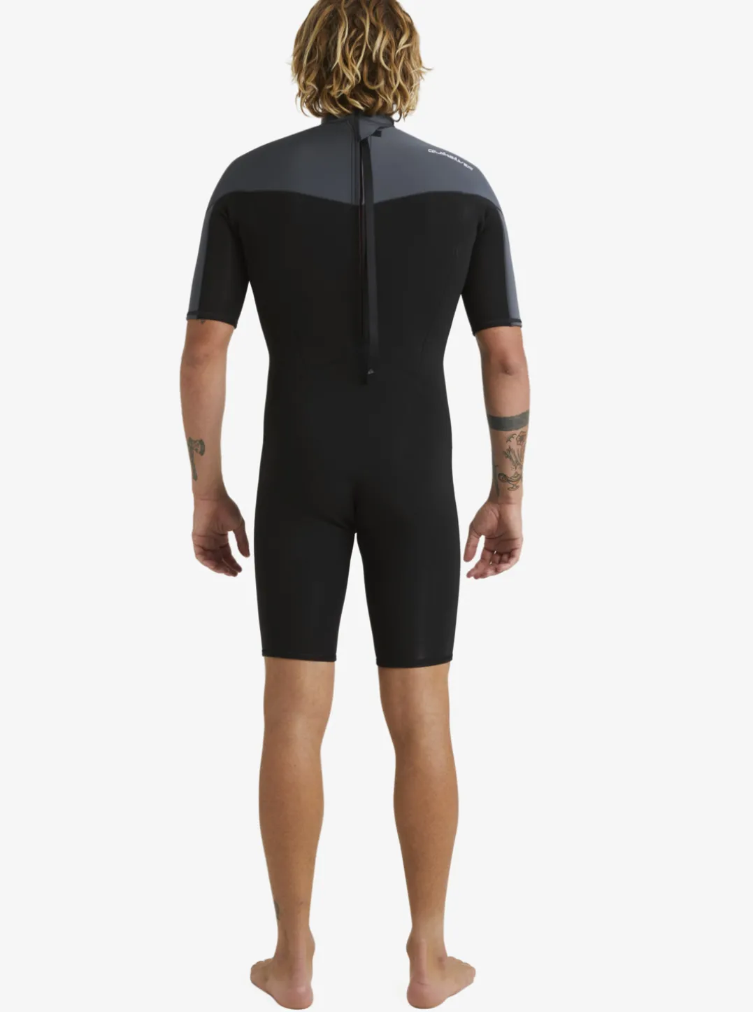 Mens Quiksilver Wetsuits|2/2Mm Everyday Sessions Short Sleeve Back Zip Springsuit