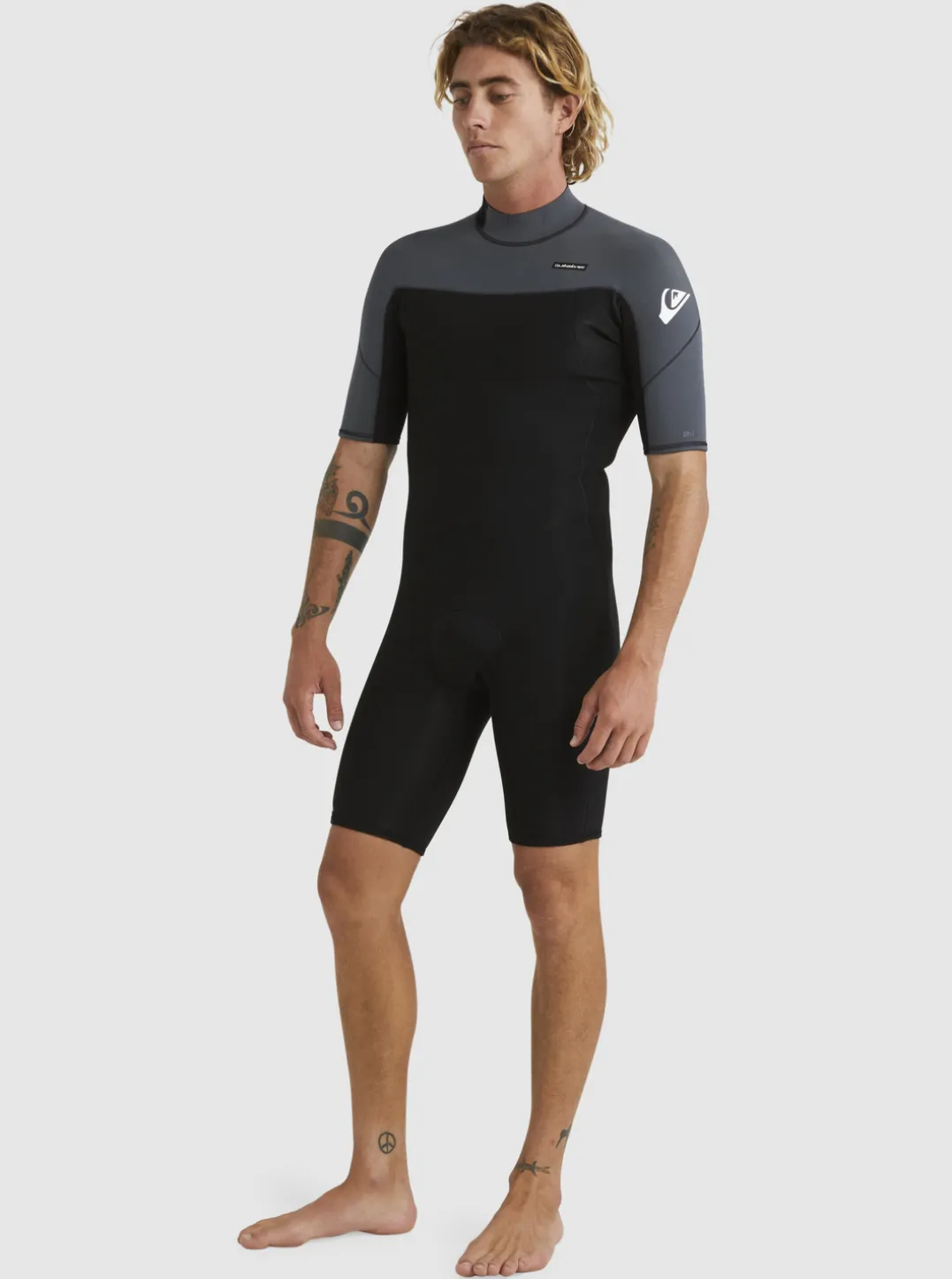 Mens Quiksilver Wetsuits|2/2Mm Everyday Sessions Short Sleeve Back Zip Springsuit