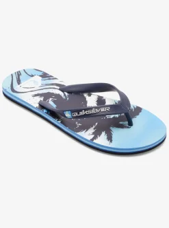 Mens Quiksilver Sandals|Molokai Highline Scallop Flip-Flops