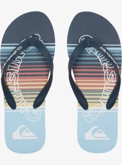 Mens Quiksilver Sandals|Molokai Word Flip-Flops