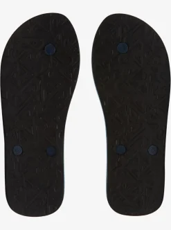 Mens Quiksilver Sandals|Molokai Word Flip-Flops