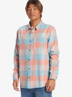 Mens Quiksilver Shirts & Polos|Motherfly Long Sleeve Shirt