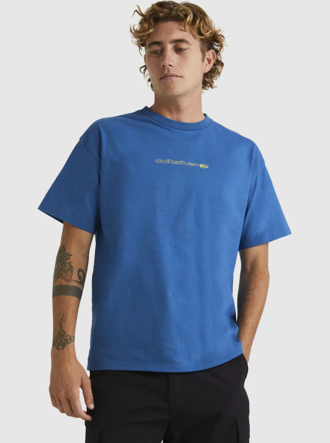 Mens Quiksilver Tees|New Instinct Short Sleeve Stn T-Shirt